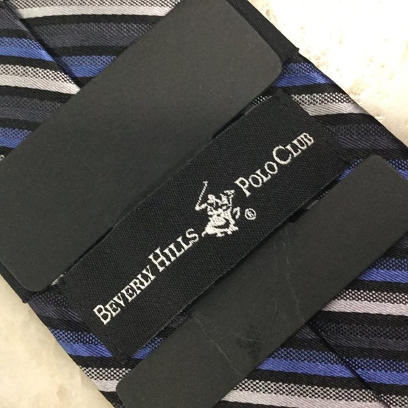BEVERLY HILLS POLO CLUB SILK TIE - Picture 5 of 13